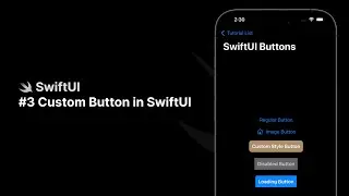 Custom Button In SwiftUI | SwiftUI Course Tutorial #3