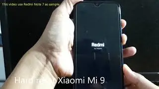 Hard reset Xiaomi Mi 9