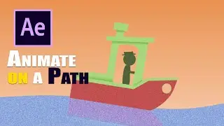 AFTER EFFECTS How to animate on a path | quick tip