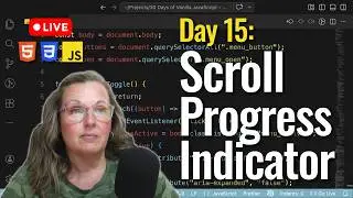 Build a Scroll Progress Indicator w/ JavaScript (No Frameworks) Day 15