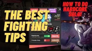 How to do Hardcore Dimension Solo Best Fighting Tips On Anime Dimensions Simulator 