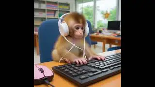 Lovely monkeys created by AI.#AI #short #Lovely #aiart