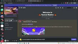 Tutorial join discord Hyanse Realms