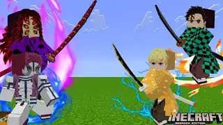 This NEW Bedrock Demon Slayer Addon Is Actually Good
