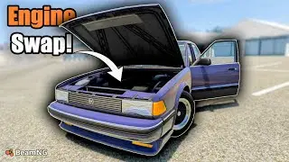 Doing Illegal Stuff to Engine Swap My Car! | BeamNG.drive Career Mode
