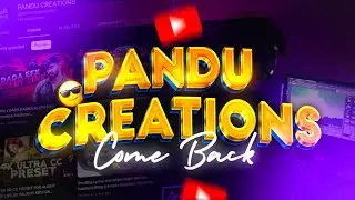 Come Back 🔥 With New Content🧑‍💻✨ || PANDU CREATIONS || #motiongraphics #design #alightmotion 💭