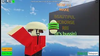 (ROBLOX RECORDER) farmer strawberry - how to make MCBORGER FROM MCBORGERS