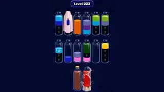 Magic Sort Level 221 to 225 Gameplay | Puzzle Sorting Walkthrough