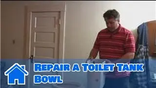 Bathroom Fixture Repair : How to Repair a Toilet Tank Bowl
