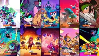 All Loading Screen Evolution in the Brawl Stars (2017 - October 2024) | #SpongeBob X #BrawlStars