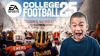 NCAA  COLLEGE FOOTBALL VS MY TRASH TALKING LITTLE BROTHER