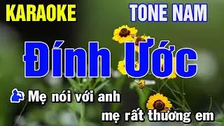 Đính Ước Karaoke Tone Nam | Thái Tài