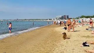 #АНАПА ПЛЯЖИ ЗАПОЛНЯЮТСЯ. АКВАПАРК И СТОЛОВЫЕ РАБОТАЮТ. ГРЕБЕНСКАЯ И ЦЕНТРАЛЬНЫЙ ПЛЯЖ.