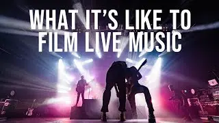 What it's like to film live music