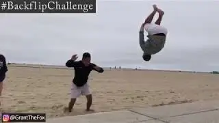#BackFlipChallenge Prank by Grant Fox