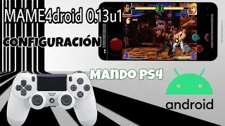 MAME4droid 0.13u1 Mando de PS4 configuración Tutorial Android