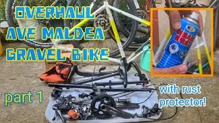 DIY#22-overhaul gravel bike (part 1-disassembly) baklas lahat #avemaldea