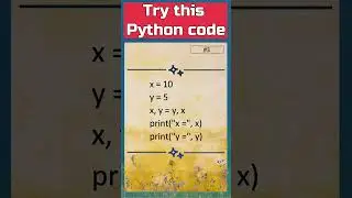 3 - Try this Python Code | Python for Beginners | Interview Questions for freshers | Python Coding