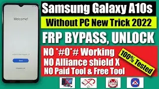 Samsung A10s FRP Bypass Any Android Version Without PC | New Method 2022