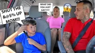 Kid Tells His Mom STFU in Front of His DAD!