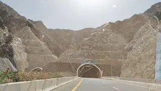 Let's visit the mountain area at Khor Fakkan - Sharjah with beautiful tunnels || UAE