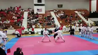 Chile vs Peru - Kumite Equipo (Mexico 2019)