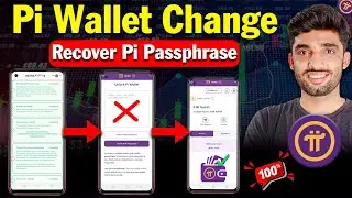 Pi Wallet Address Change Kaise Kare | Pi Wallet Passphrase Recovery | How to Create Pi Wallet
