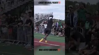 For $10,000‼️ Was The Catch in Bounds⁉️ Controversy‼️ #football #1on1 #compete