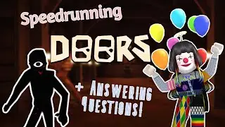 Trying to SPEEDRUN DOORS While Answering QnA Questions|Pufallo