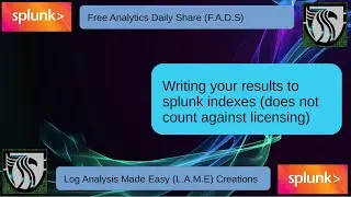 Splunk Tutorial | Makeresults create your own custom data in SPL 