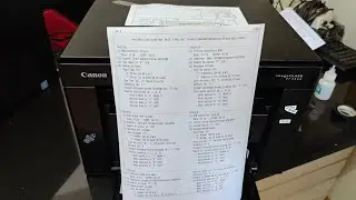 Canon imageCLASS MF3010 Print test without PC