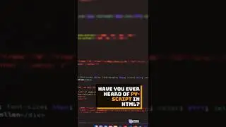 PyScript - python in html document 