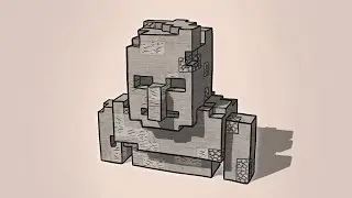 Minecraft: Build The Buried Giant Statue Tutorial [Step by Step]
