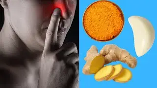 How To Cure Sinus Congestion with Ginger, Garlic, and Turmeric