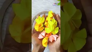 Beautiful and Easy Handmade HomeDecor like Paper Flower wreath l paper crafts l #shorts @ventunoart