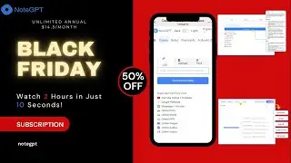 NoteGPT Black Friday Offer is Here – Save 50%!