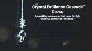 Crystal Brilliance Cascade Suncatcher - Cross by Woodstock Chimes
