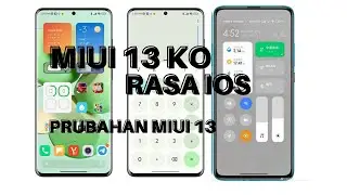 PERUBAHAN  BARU DI MIUI13  !!  Xiaomi RASA Apple IOS  Miui 13 device list !!