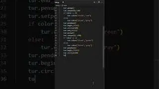 How to Draw Traffic Light In Python Turtle With Code 008 #python #pythontutorial #trafficlight