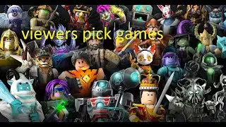 PLAYING VIEWERS CHOICE GAMES! | Roblox