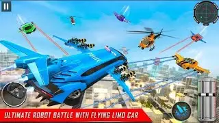 Police robot car gives you robot transformation experience with rob car games#temugamer
