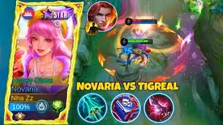 NOVARIA VS TIGREAL BEST  ROAMING | NOVARIA SELECT PURIFY COUNTER | MOBILE LEGENDS