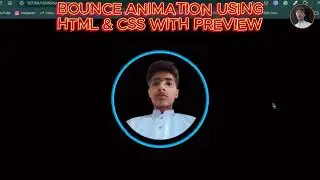 Add Bounce Animation with HTML & CSS | Easy CSS Keyframes Tutorial | Farhan Code Corner