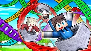 Helix a Kevin vs NEJVĚTŠÍ HORSKÁ DRÁHA v Minecraftu!