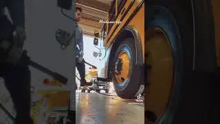 Installing A Wheel On A Bus 