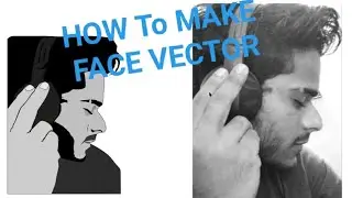 Face portrait || How to make face vector || coreldrw tutorial || 