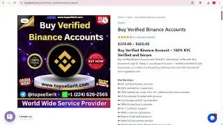 How To Buy Verified Binance Accounts In 2025-26 #business #binance #marketing #usashopping