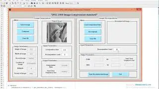 MATLAB code of JPEG2000 Image Compression Standard