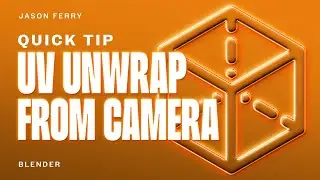 How To UV Unwrap From A Camera's Perspective In Blender