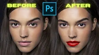 AMAZING PHOTOSHOP TRİCK 🔥 | How To Make Perfect Lip Painting?             PHOTSHOP HİLELERİ 🔥